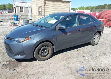 2017 Toyota Corolla Le из США, поврежденный, VIN 2T1BURHE4HC777588